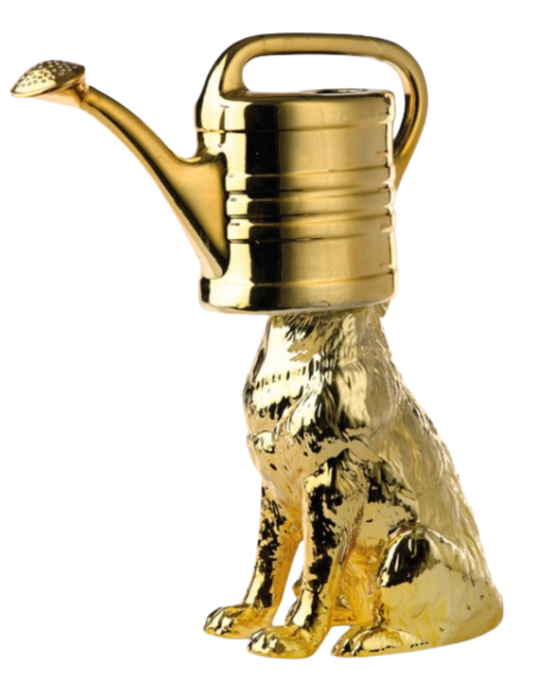 WOLF WATERING-CAN GOLD