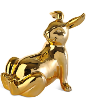 MONEYBOX BUNNY BELLY GOLD