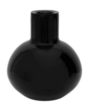 CANDLE HOLDER BUBBLE BLACK, M