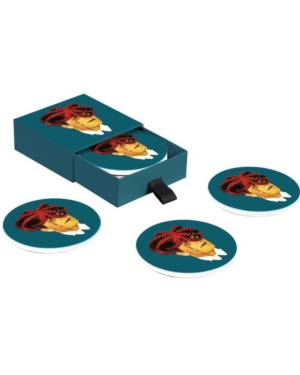 ARISTOPOULP SET OF 4 CERAMIC COASTERS
