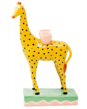 CANDLEHOLDER 18 X 9 X 33 CM - SOPHIE DOT GIRAﬀE