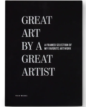 FRAME BOOK - GREAT ART, BLACK