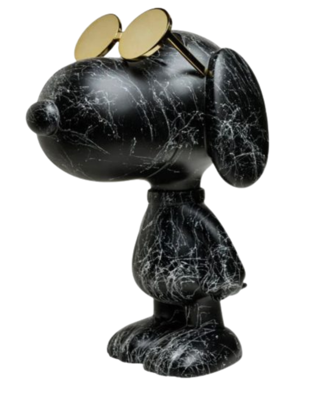SNOOPY SUN GRAF NOIR & OR - 27 CM