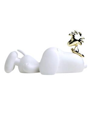 SNOOPY & WOODSTOCK BLANC MAT & CHROMEOR