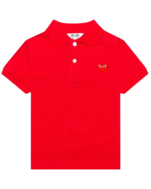 KIDS T-SHIRT RED EMBLEM KNIT