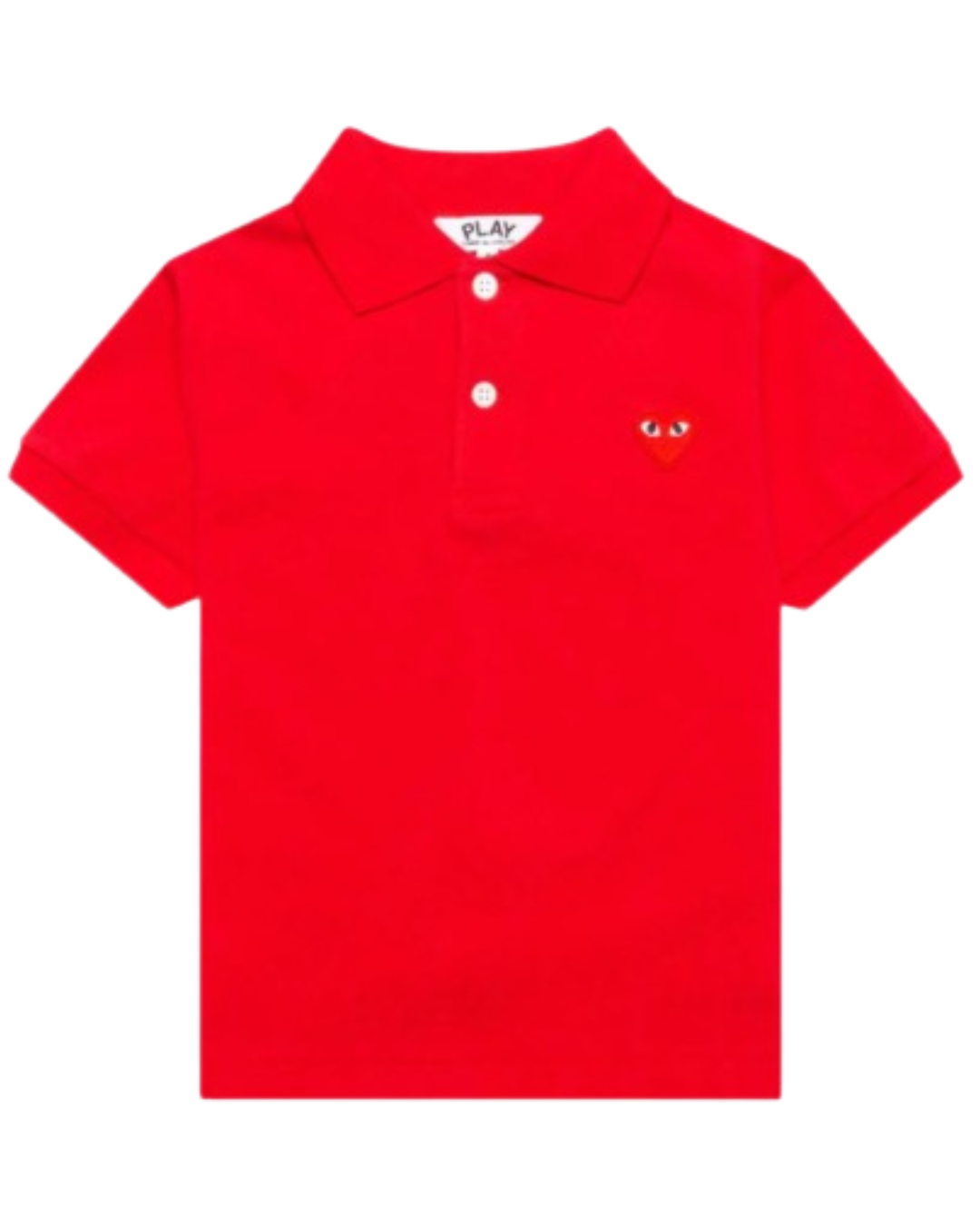 KIDS T-SHIRT RED EMBLEM KNIT