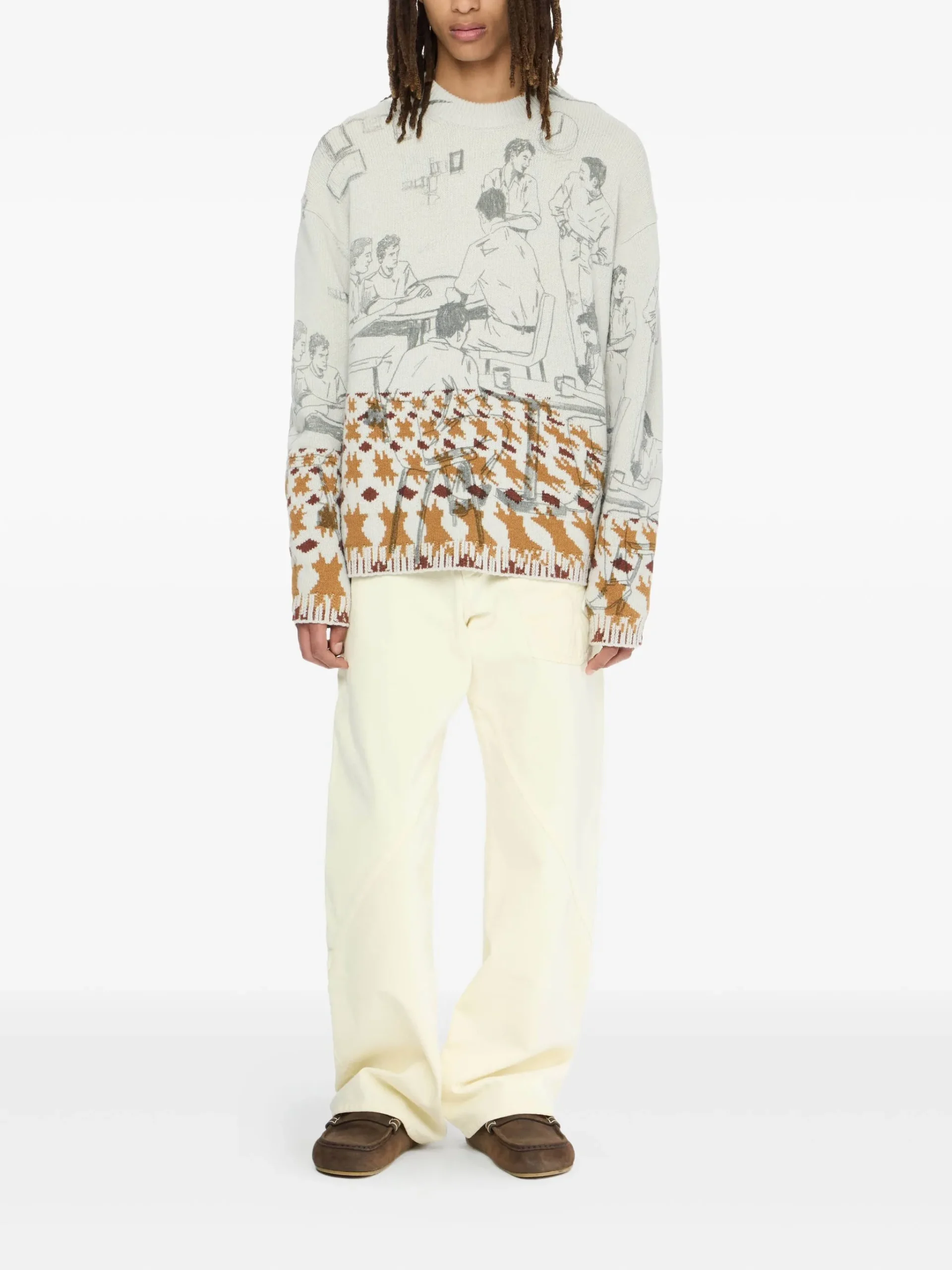 PRINT JACQUARD JUMPER - Image 3