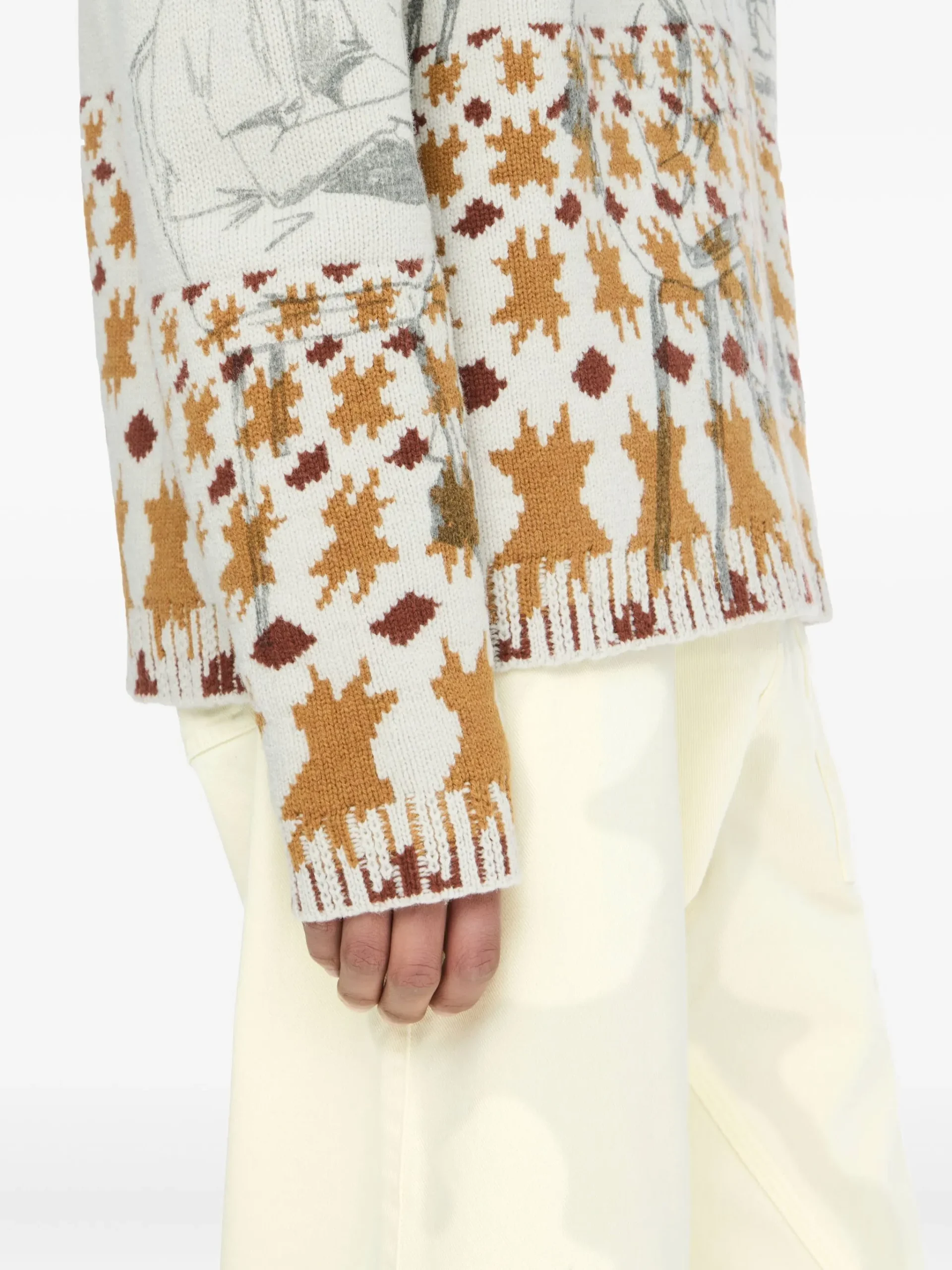 PRINT JACQUARD JUMPER - Image 5