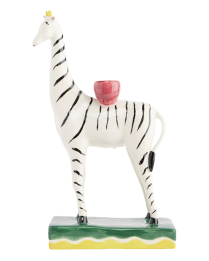 CANDLE HOLDER 18 X 9 X 33 CM - SOPHIE STRIPES GIRAﬀE