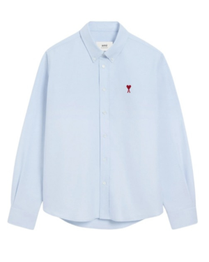 CLASSIC LONG SLEEVE SHIRT BUTTON DOWN COLLAR WITH EMBROIDERED ADC