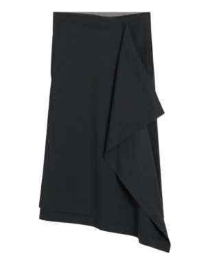 TAILORED MIDI WRAPPED SKIRT