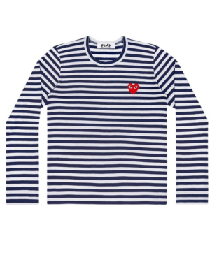 U T-SHIRT RED EMBLEM KNIT