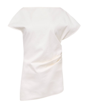 ASYMMETRIC DRAPED TOP