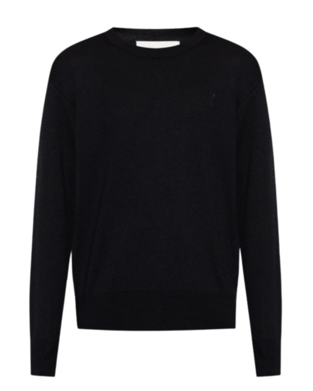 CREWNECK SWEATER WITH CONTRASTED AMI DE COEUR