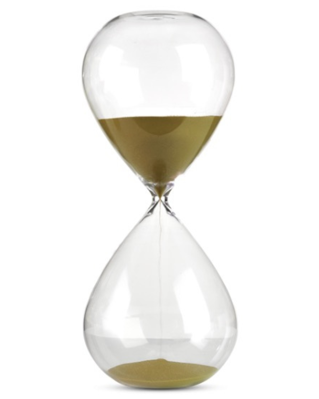 SANDGLASS BALL L GOLD