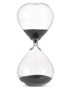 SANDGLASS BALL M BLACK