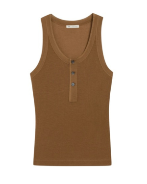 TANKTOP WITH BUTTONED PLACKET