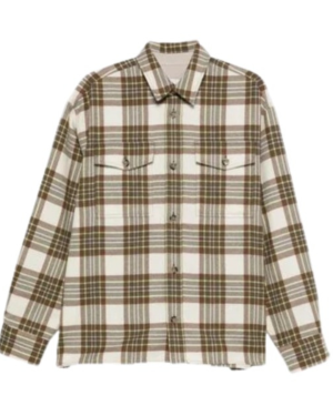 EMBOSSED ADC OVERSHIRT WITH CHEST POCKET