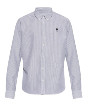 LONG SLEEVE CONTRASTED ADC BUTTON DOWN COLLAR CLASSIC SHIRT
