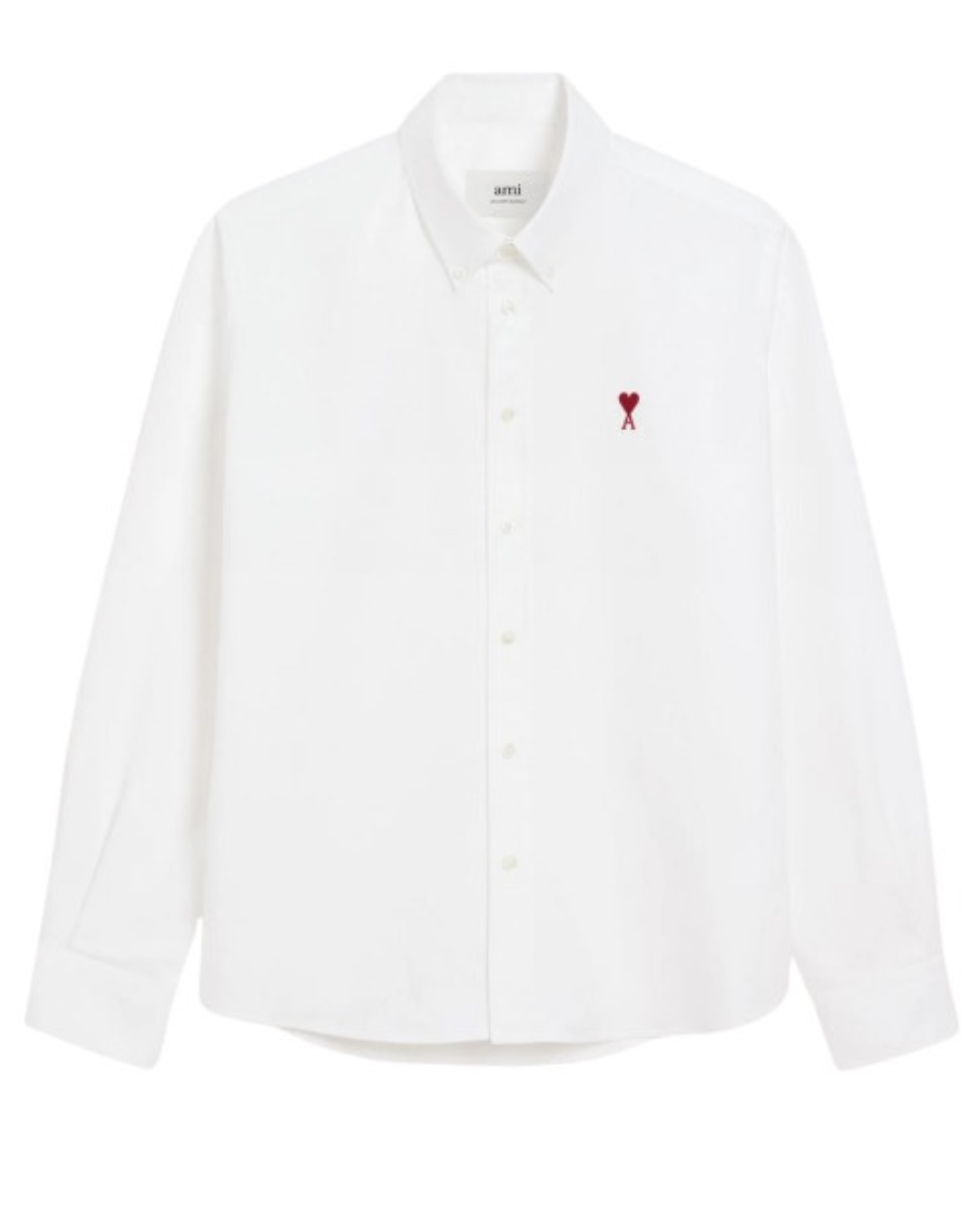 CLASSIC LONG SLEEVE SHIRT BUTTON DOWN COLLAR WITH EMBROIDERED ADC