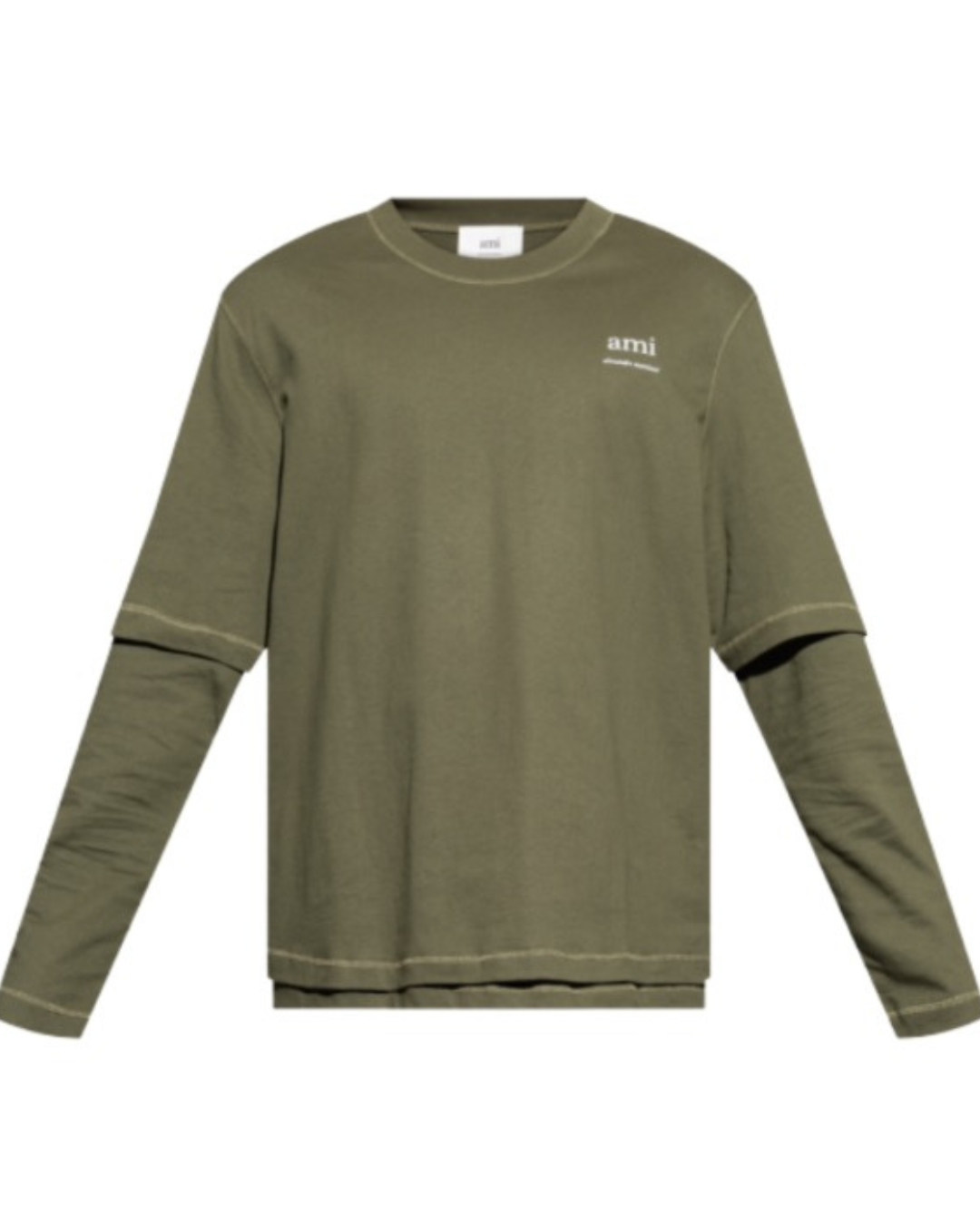 TSHIRT MANCHES LONGUES AMI ALEXANDRE MATTIUSSI