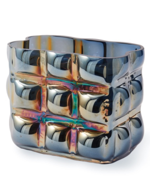 VASE BUBBLE DARK BLUE S