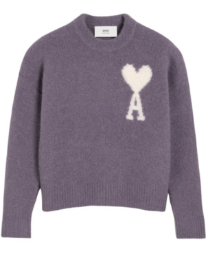 PULL COL ROND AMI DE COEUR ECRU
