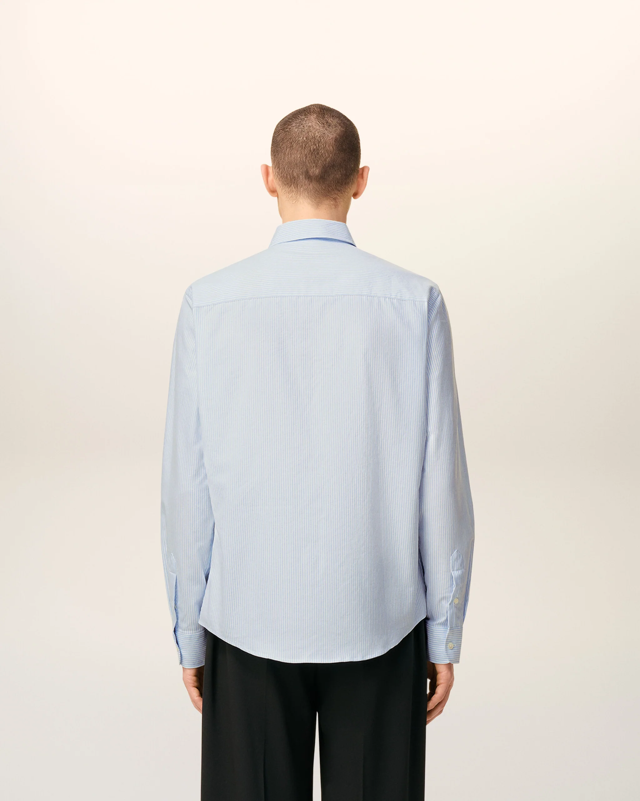 CLASSIC LONG SLEEVE SHIRT BUTTON DOWN COLLAR WITH EMBROIDERED ADC - Image 3