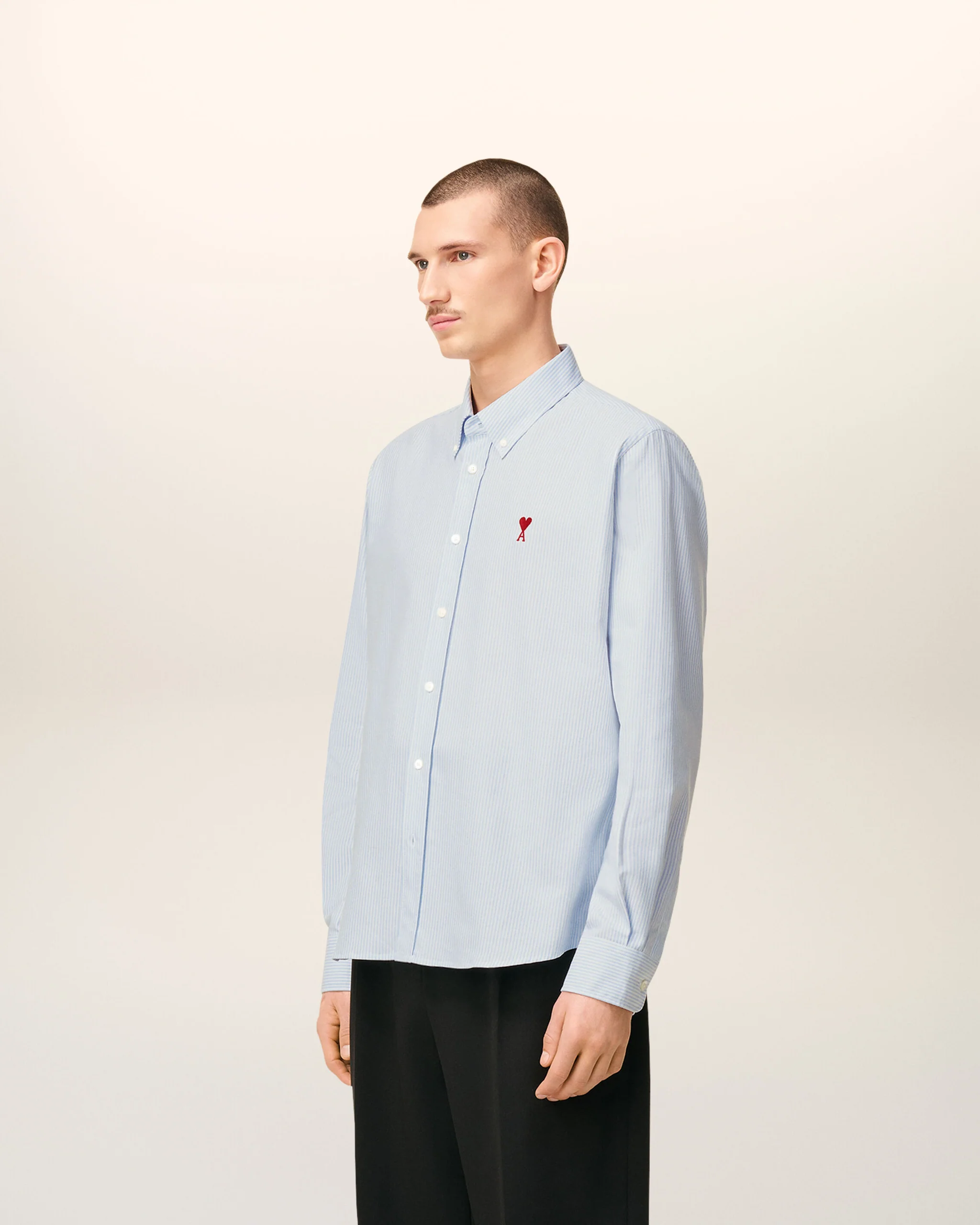 CLASSIC LONG SLEEVE SHIRT BUTTON DOWN COLLAR WITH EMBROIDERED ADC - Image 5