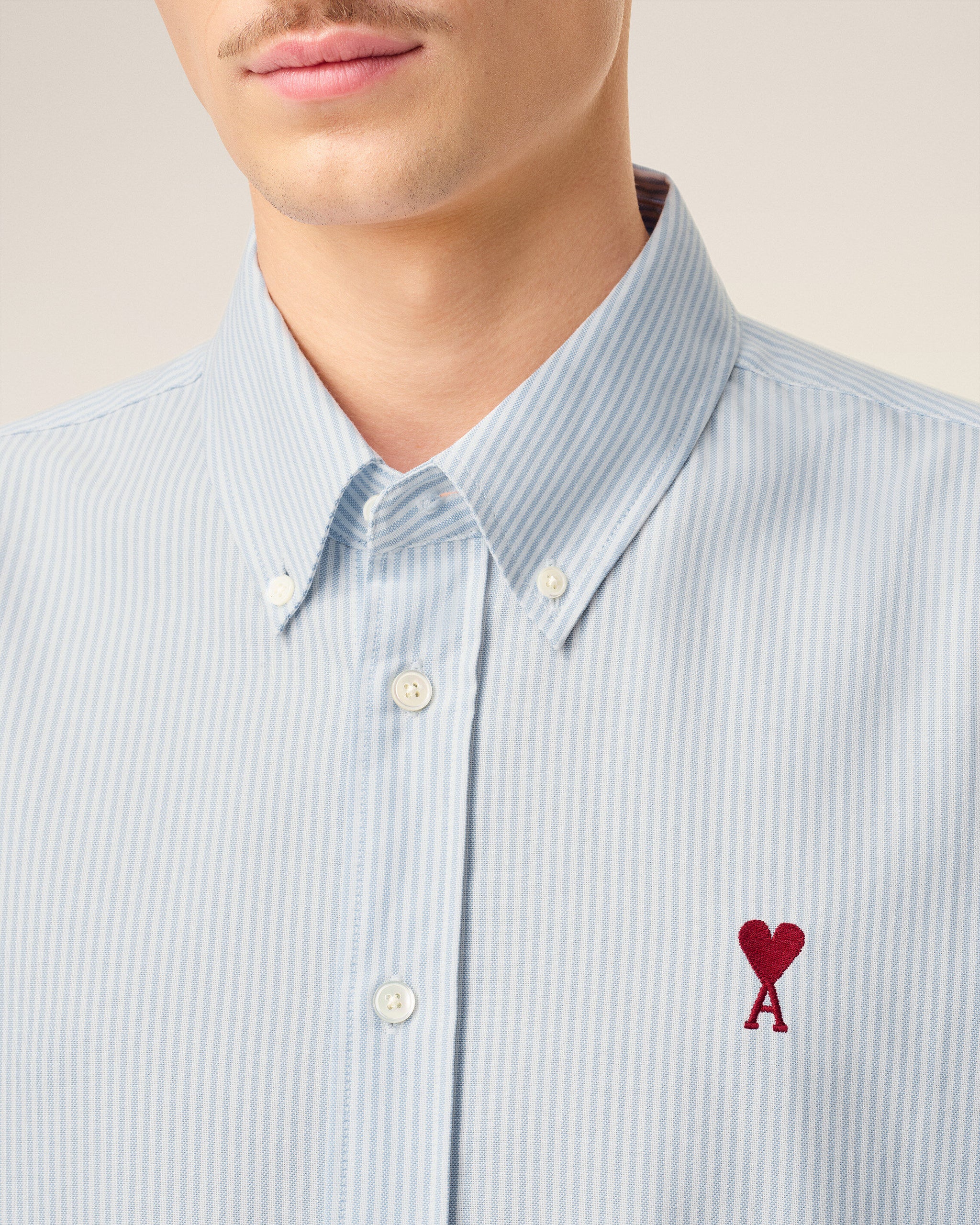 CLASSIC LONG SLEEVE SHIRT BUTTON DOWN COLLAR WITH EMBROIDERED ADC - Image 4