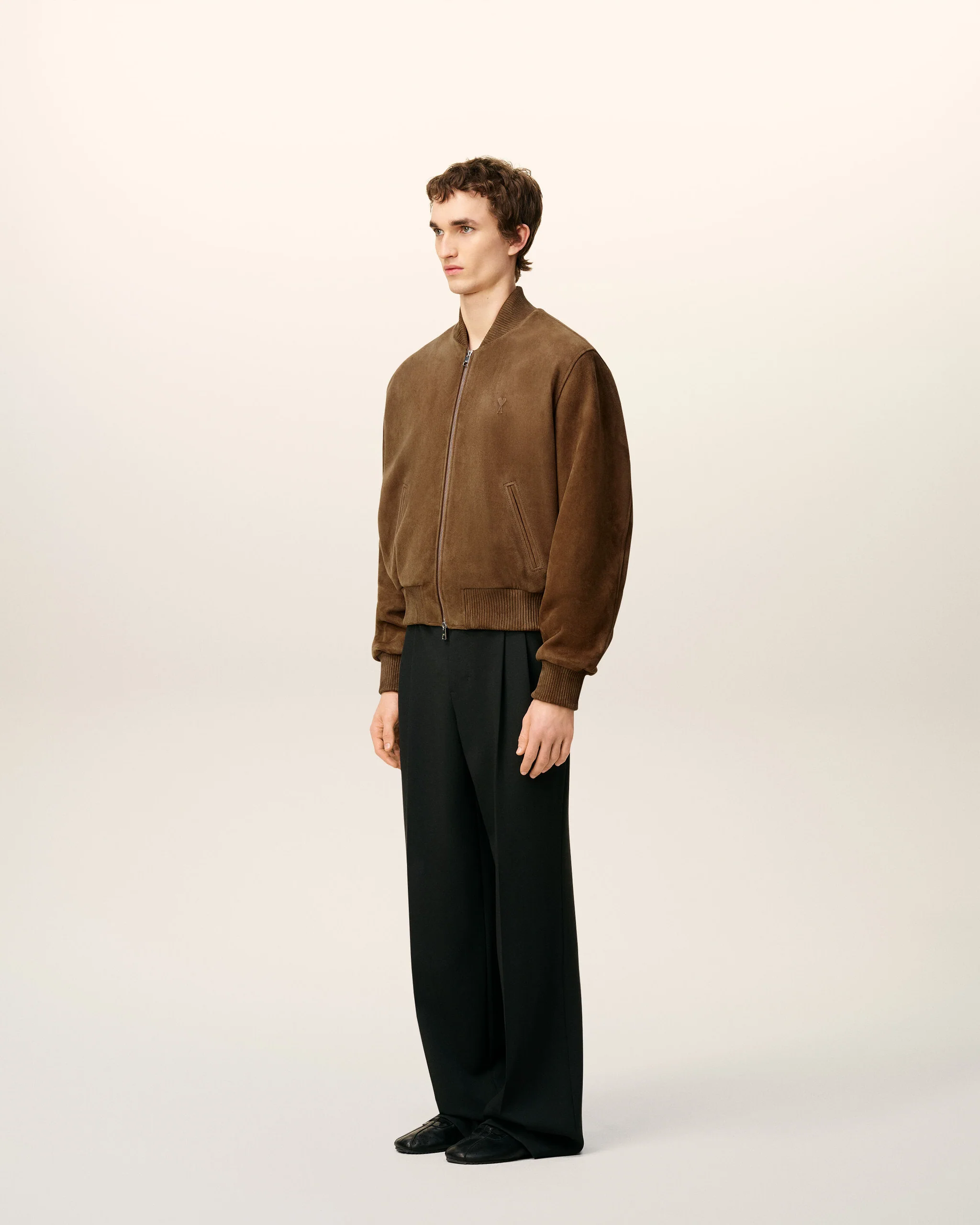 ZIPPED JACKET WITH EMBOSSED AMI DE COEUR - Image 6