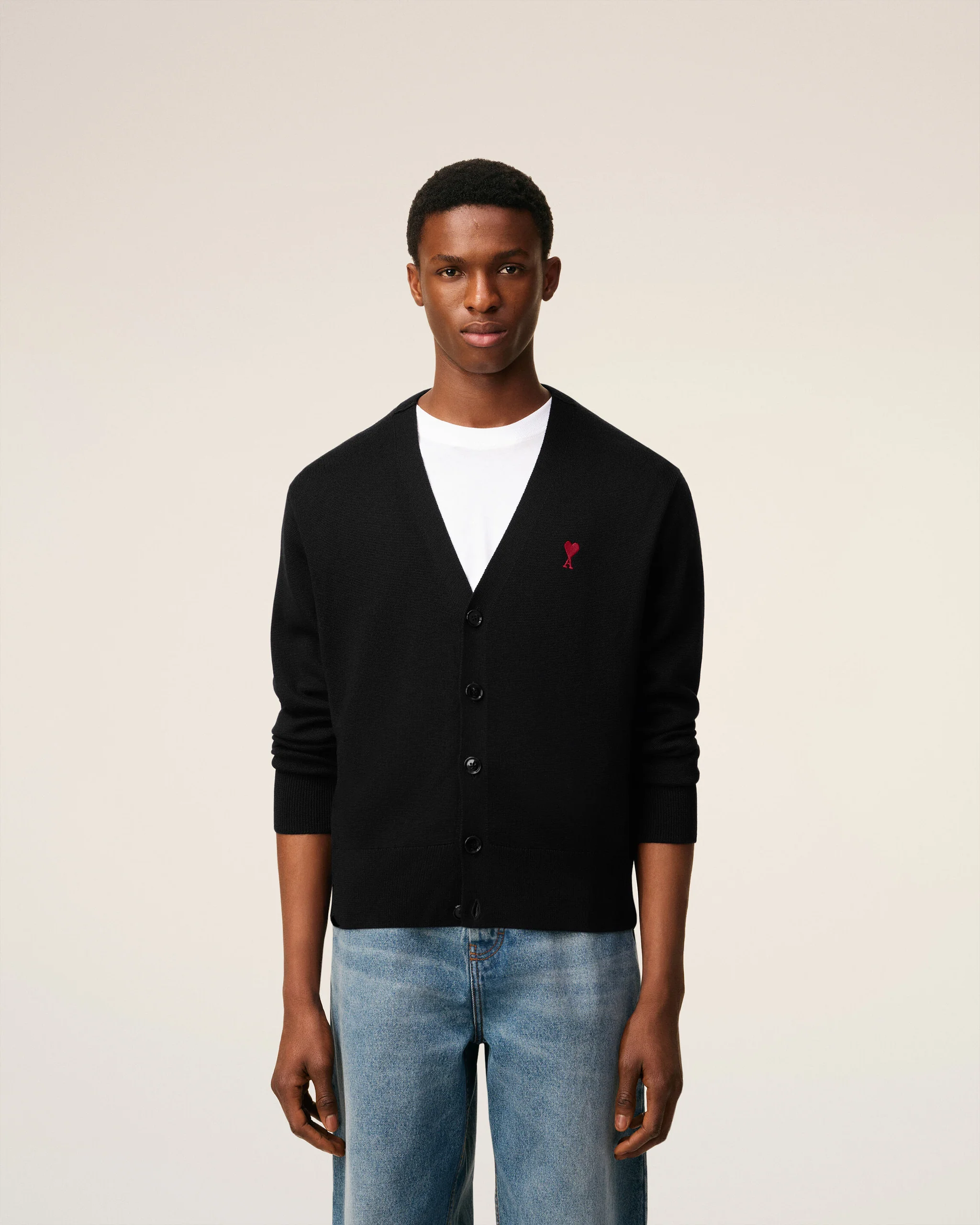 CARDIGAN WITH CONTRASTED AMI DE COEUR - Image 2