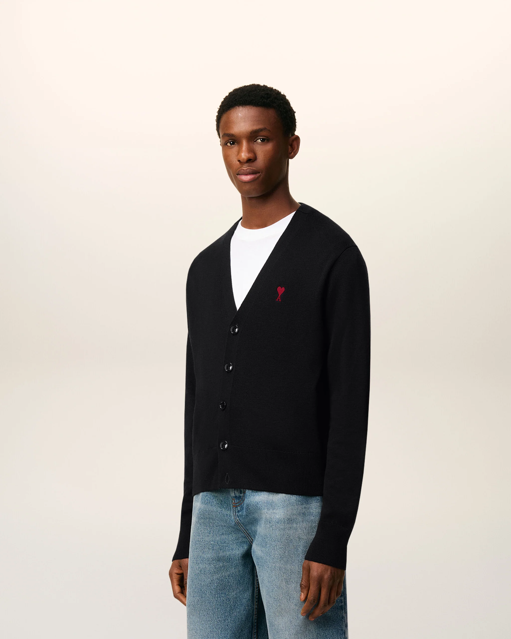 CARDIGAN WITH CONTRASTED AMI DE COEUR - Image 4