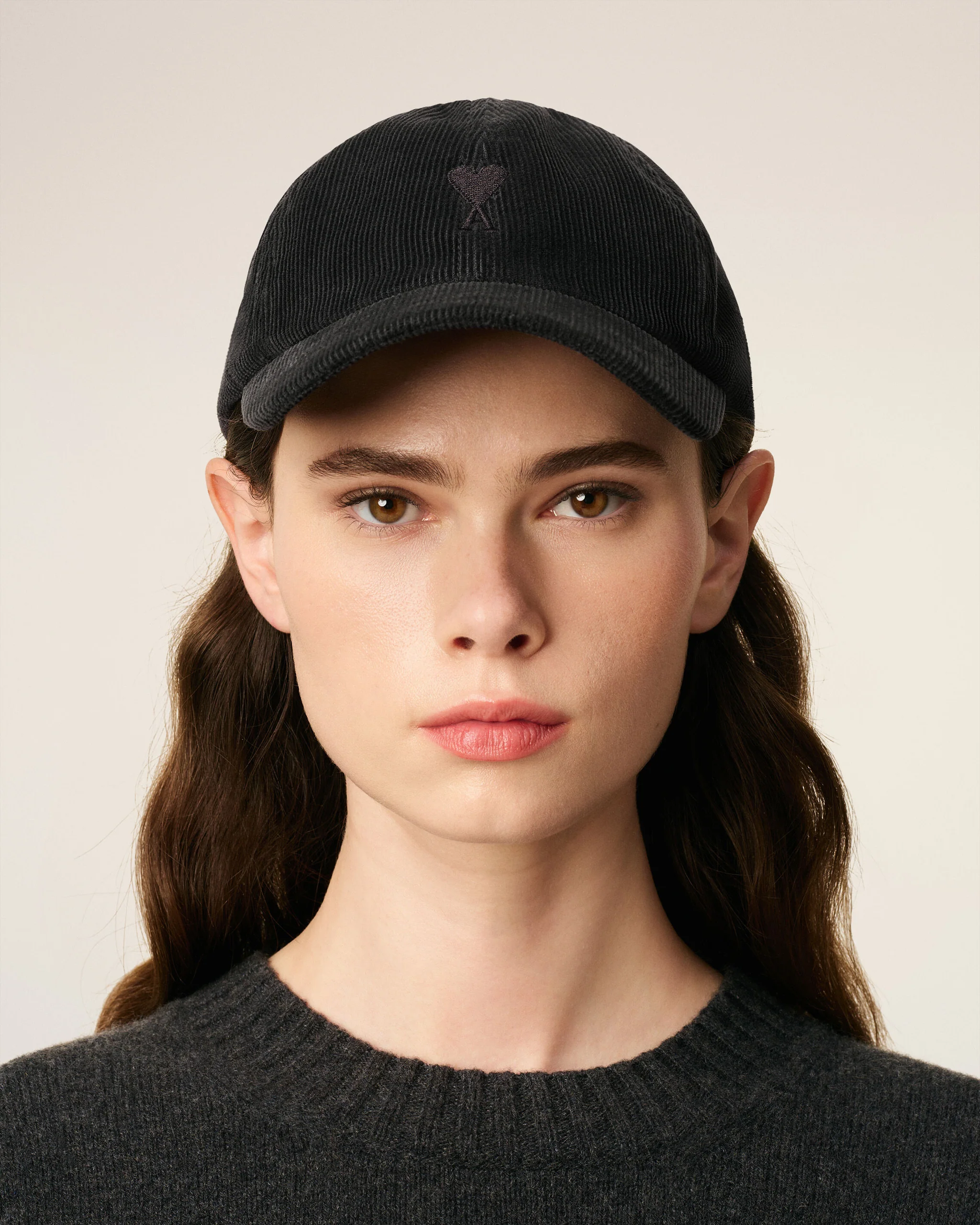 BLACK AMI DE COEUR EMBROIDERY CAP - Image 2