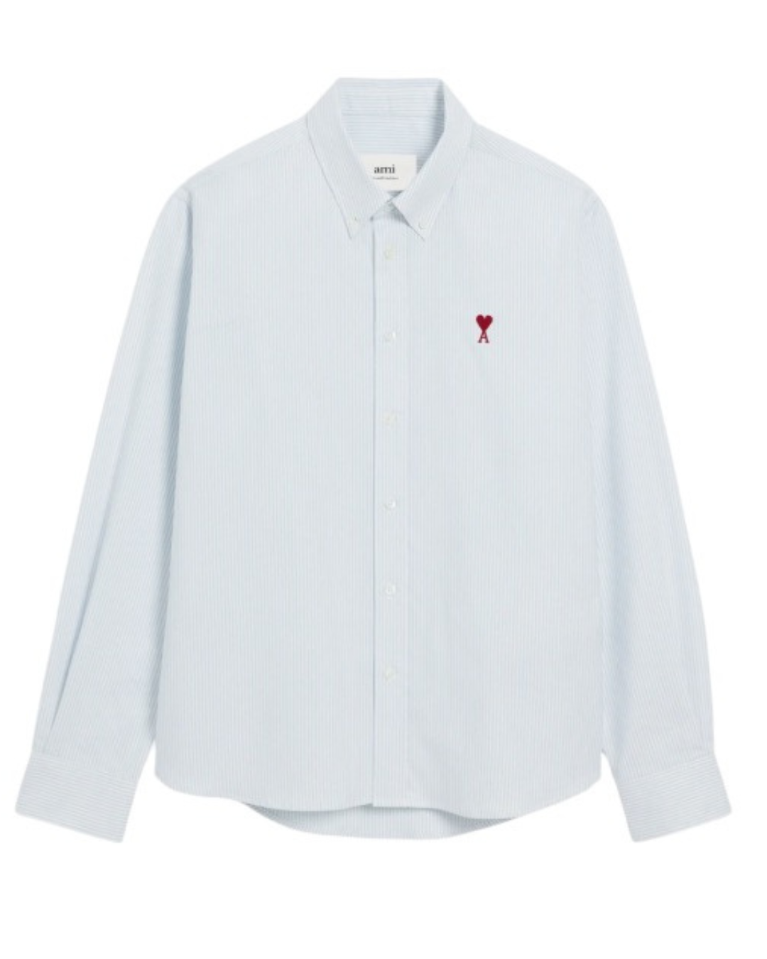 CLASSIC LONG SLEEVE SHIRT BUTTON DOWN COLLAR WITH EMBROIDERED ADC