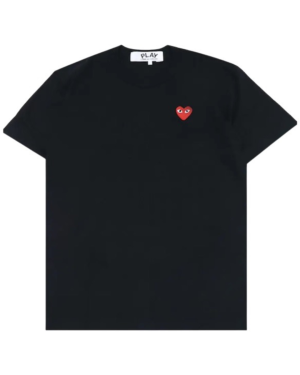 U T-SHIRT RED EMBLEM KNIT