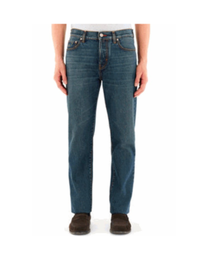 PANT 5 PKT REGULAR STRAIGHT MEDIUM RISE FIT EDO DENIM BLUE ( 14 OZ ) VINTAGE