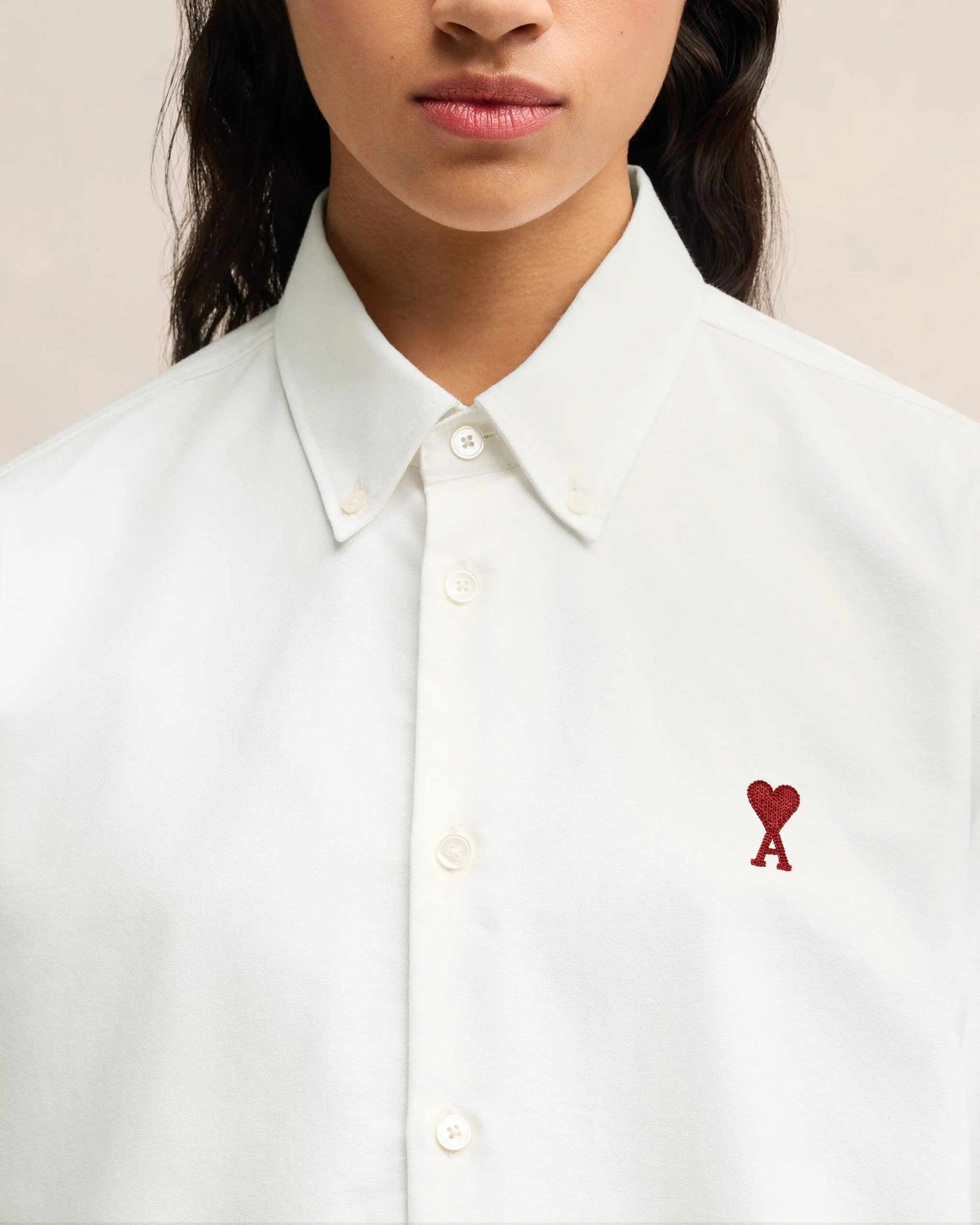 CLASSIC LONG SLEEVE SHIRT BUTTON DOWN COLLAR WITH EMBROIDERED ADC - Image 5