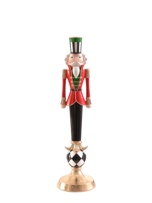 61cm Polyresin Soldier Candle Holder
