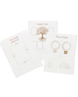 BABY ALBUM INSERT PAPER - MY FIRST YEAR