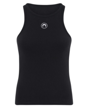 MOON LOGO RIBBED JERSEY TANK TOP