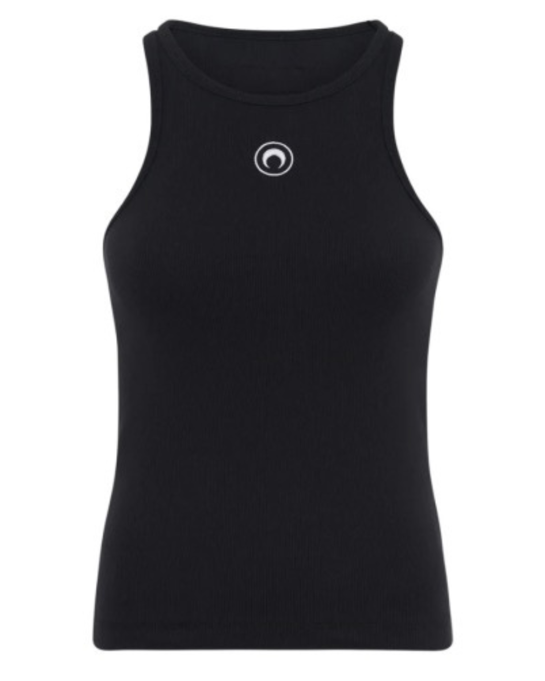 MOON LOGO RIBBED JERSEY TANK TOP