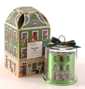 140gr Frasier fir soy mix scented candle in color box 8% fragrance