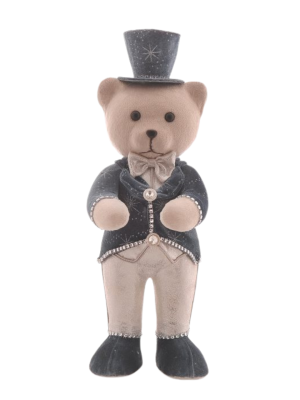 41cm Blue/silver Mr. Bear