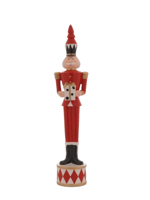 47cm Polyresin Standing Soldier w/ Gift Box