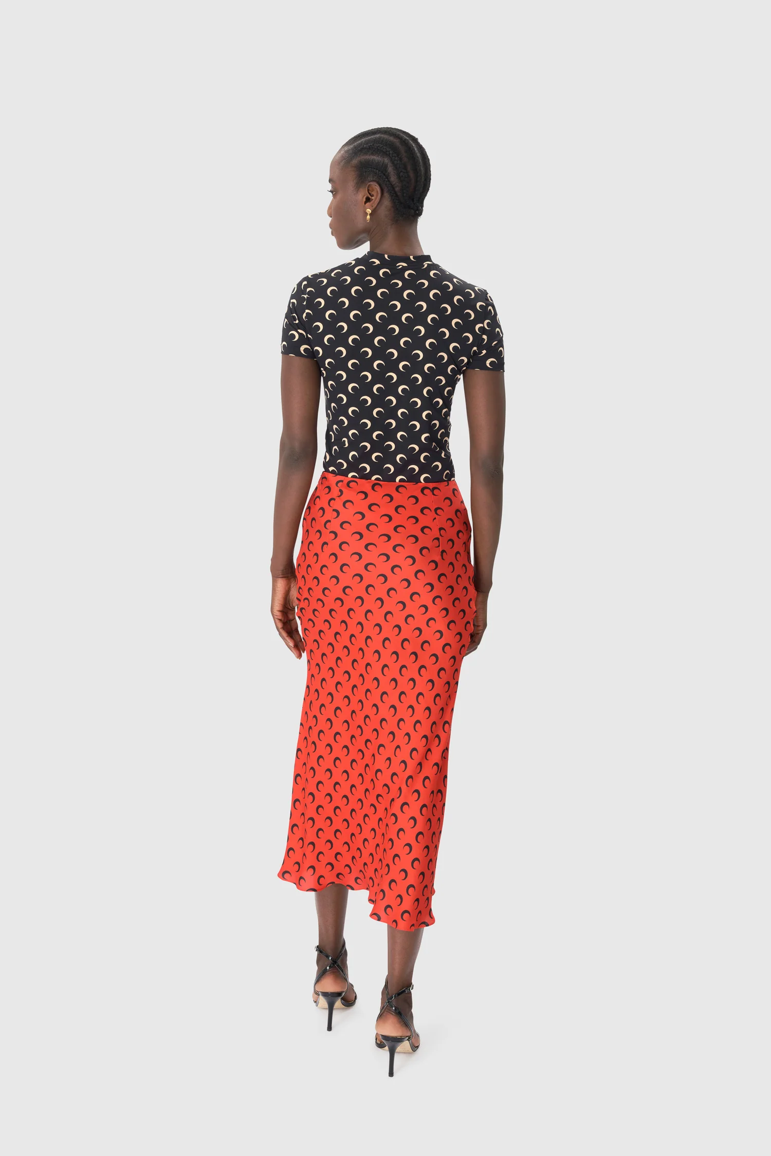 MOON PRINTED JERSEY LS CREWNECK TOP - Image 4