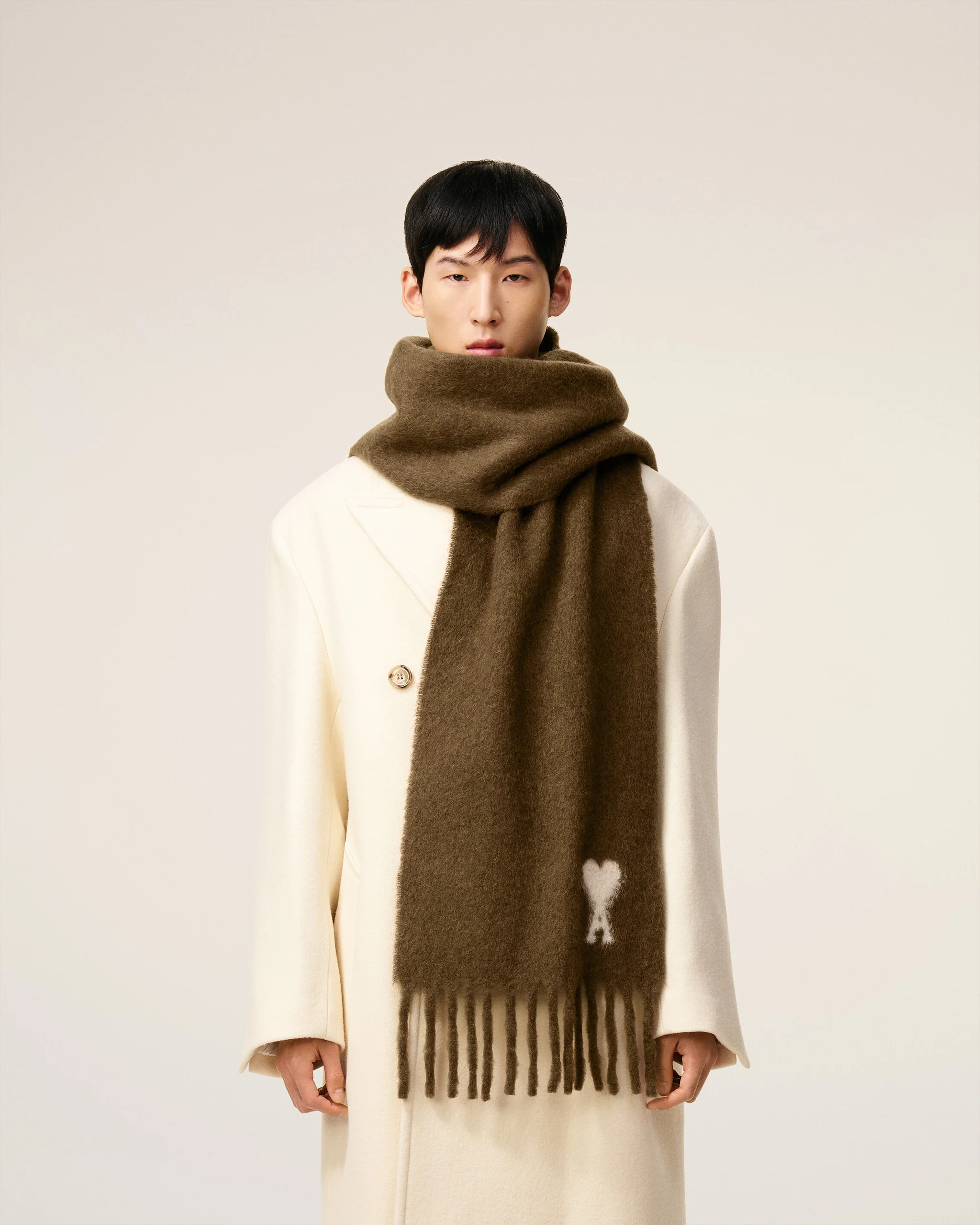OFF WHITE AMI DE COEUR SCARF - Image 2