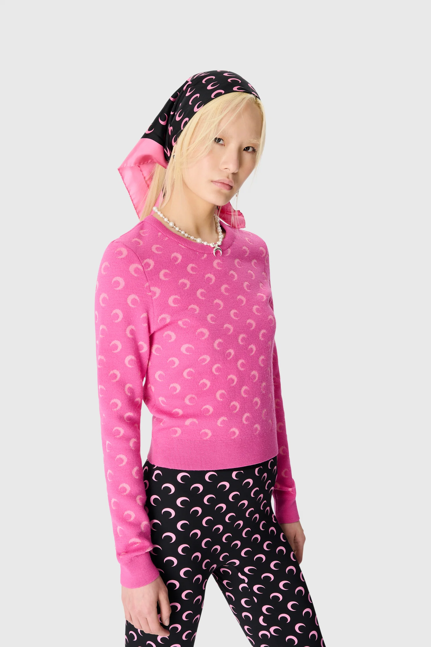 MOON PRINTED JERSEY LEGGINGS - Image 3