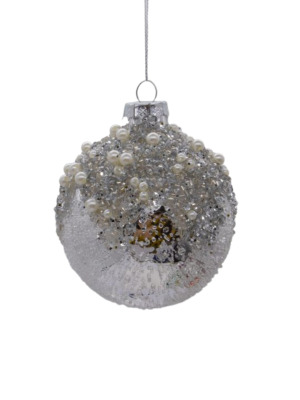 12–8cm Glass ball orn