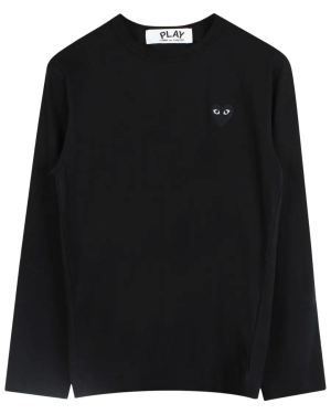 T-SHIRT BLACK EMBLEM KNIT